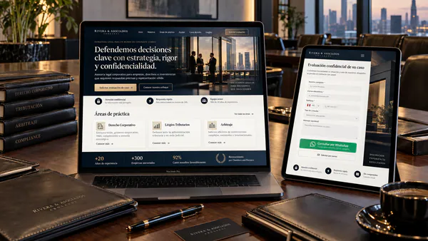 Plataforma web jurídica para estudios de abogados y arbitrajes
