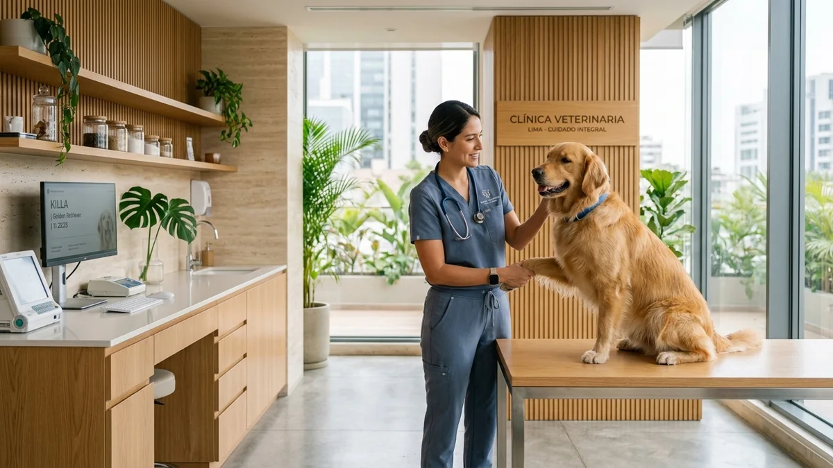 Ejemplo conceptual de arquitectura y diseño web para clínicas veterinarias y hospitales de mascotas diseñada por Josfer